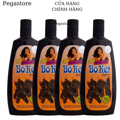 Dầu Gội Thorakao Bồ Kết 750ml - bảo vệ tóc chắc khỏe -màu đen