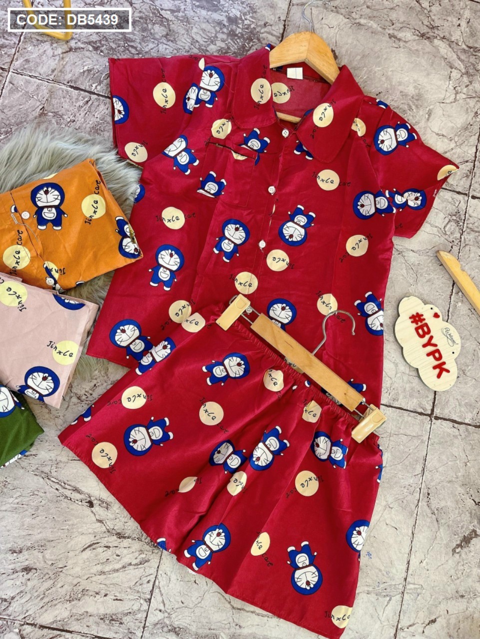 [HCM]Bộ Pijama đùi chất mịn mát freesize 40-55kg
