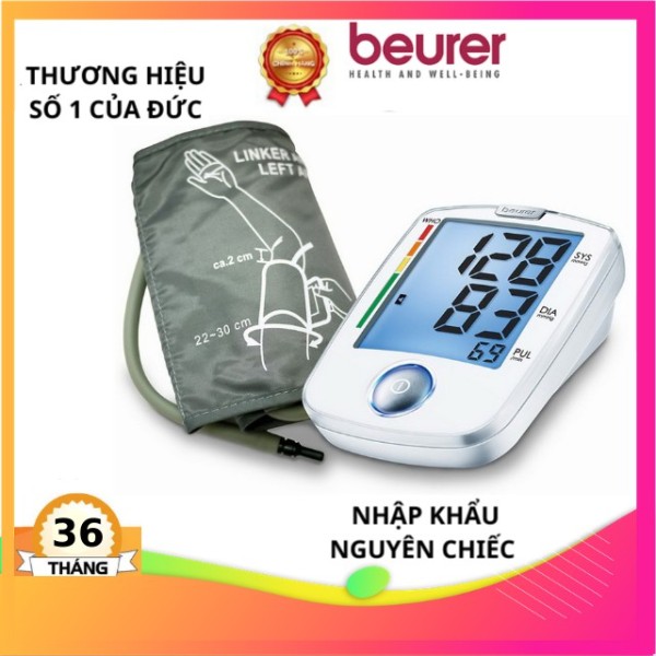 Nơi bán Máy đo huyết áp bắp tay Beurer BM44,nhập khẩu đức, sạc pin, lưu kết quả theo ngày giờ, tự động bơm vòng bít