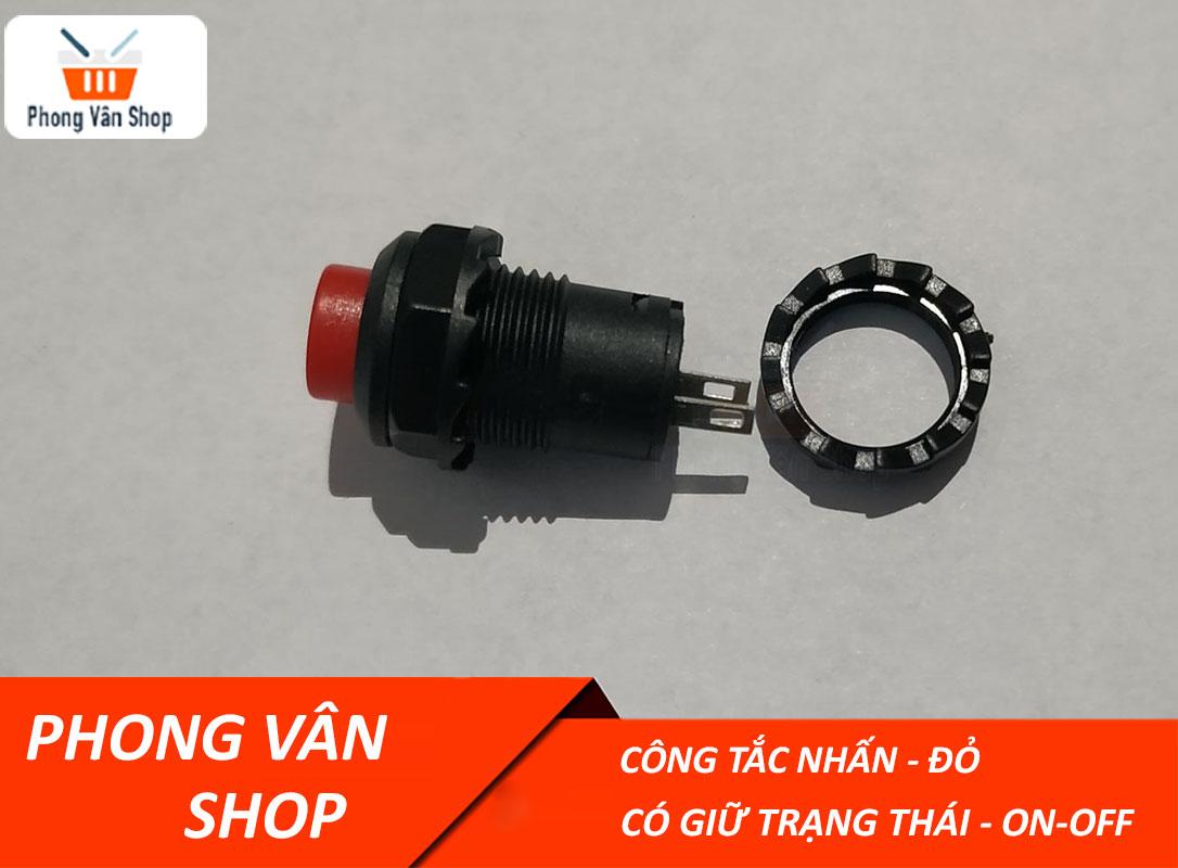 Công tắc nhấn - có giữ trạng thái - on-off