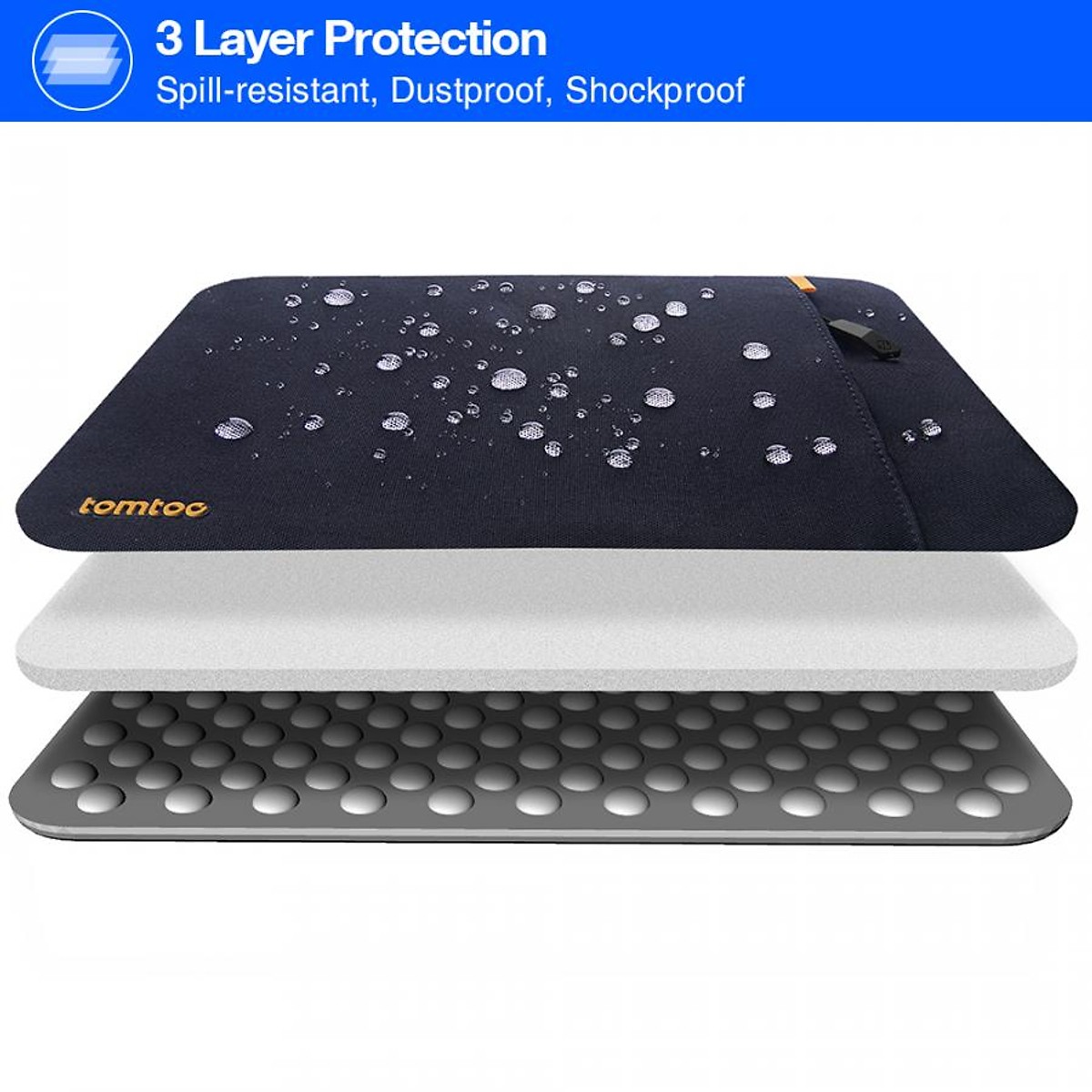 Túi Chống Sốc Tomtoc 360 Protective Macbook - A13  13/15-16''