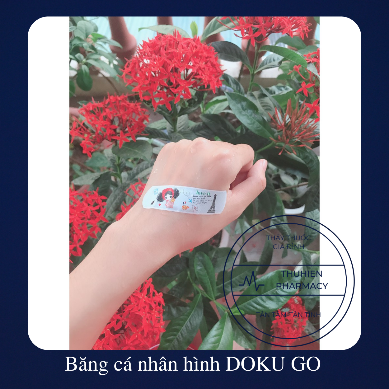 Băng dán cá nhân, urgo hình dễ thương Dokugo 100 miếng