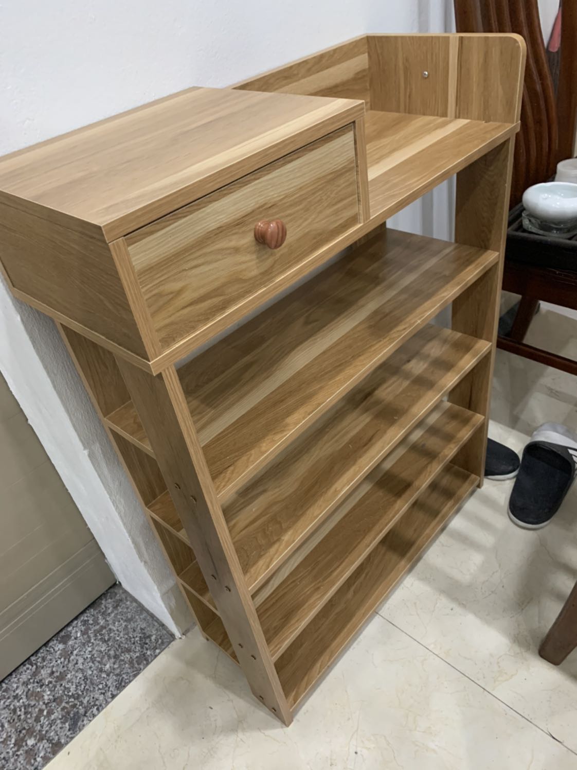 Kệ giày dép gỗ 5 tầng