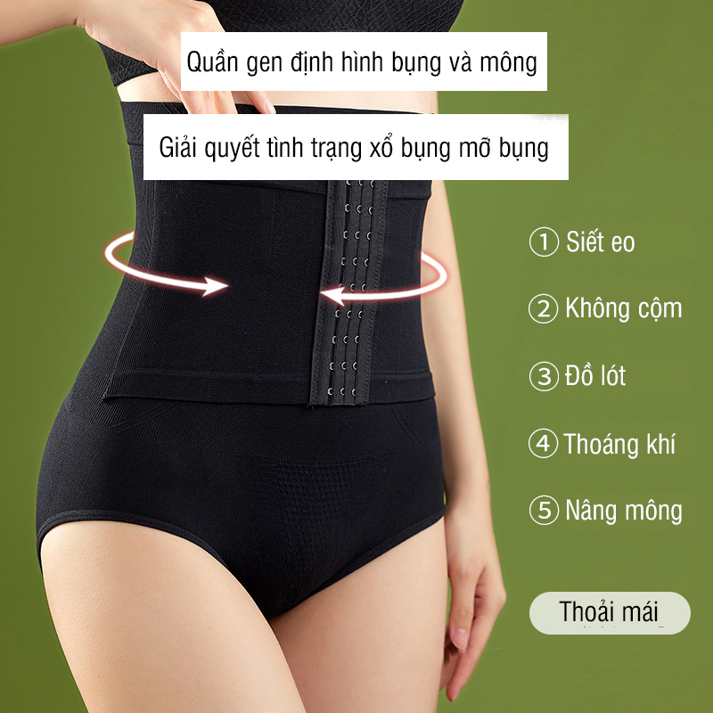 Quần gen nịt bụng sau sinh cạp cao