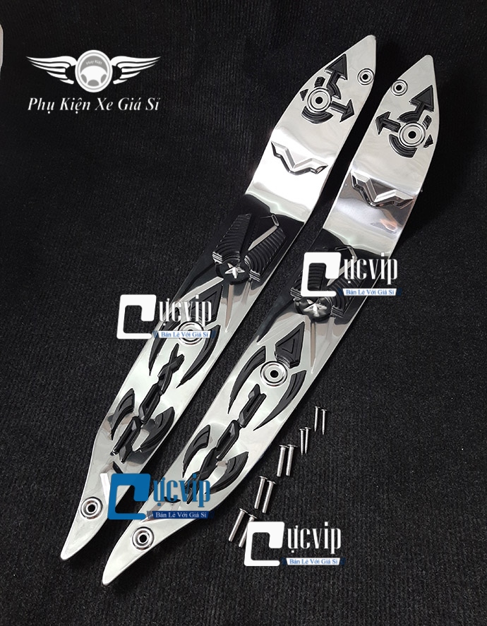 [HCM]Gác Chân Trước Xe Honda PCX 2018 - 2020 Inox Đẳng Cấp MS2941