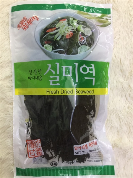 Rong biển tươi sấy khô