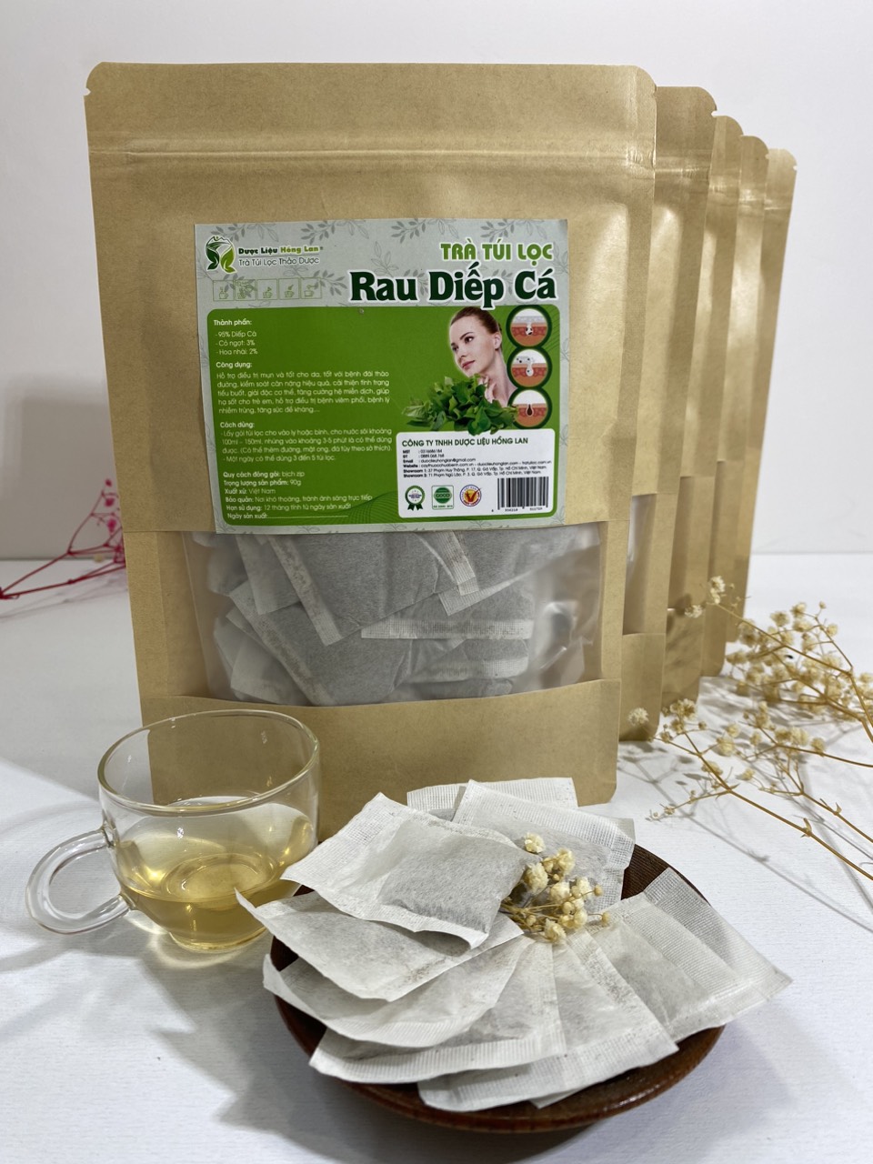 ✅ 500g Lá Diếp Cá khô (Thơm ngon, khô sạch, mới, không chất bảo quản)