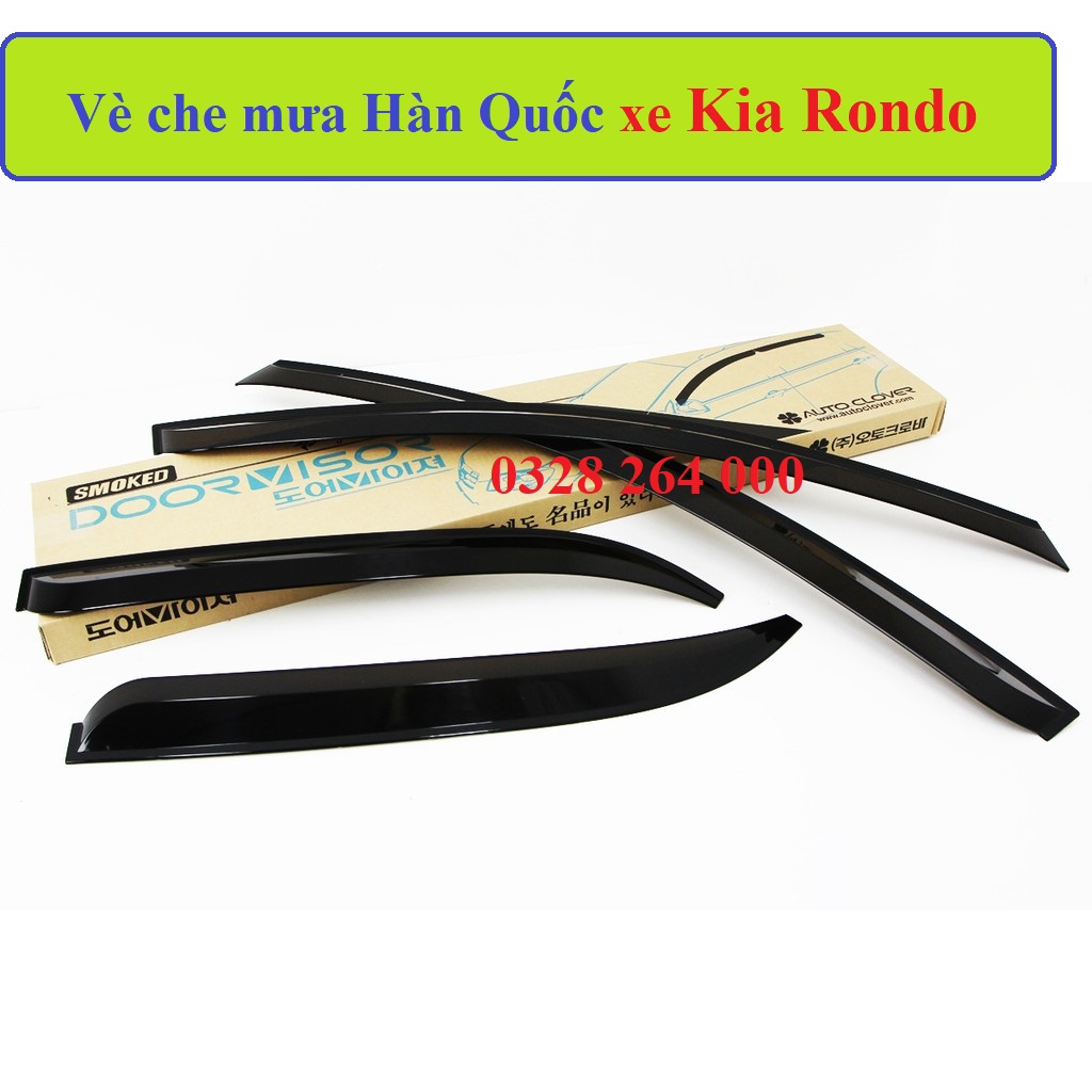 Vè che mưa xe kia rondo 2014 2015 2016 2017 2018 2019 2020 2021 màu đen hàn quốc cao cấp - 4 chi tiết