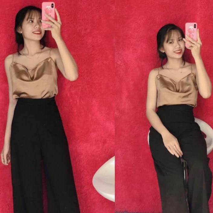 Áo phi cổ đổ xích khoen siêu hot hit