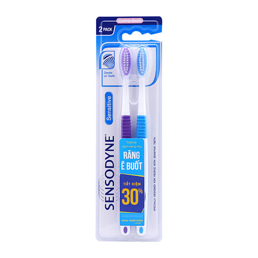 [Siêu thị WinMart] - Bộ 2 bàn chải đánh răng Sensodyne Sensitive Extra Soft