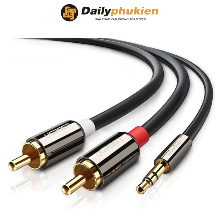 Cáp Loa 3.5Mm Sang RCA 1.5M UGREEN 10583
