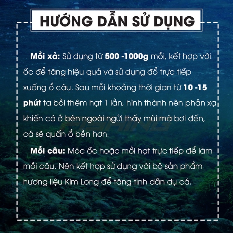 Hạt Xả Trắm Đen KIM LONG Siêu Nhạy (Mẫu Mới Nhất)
