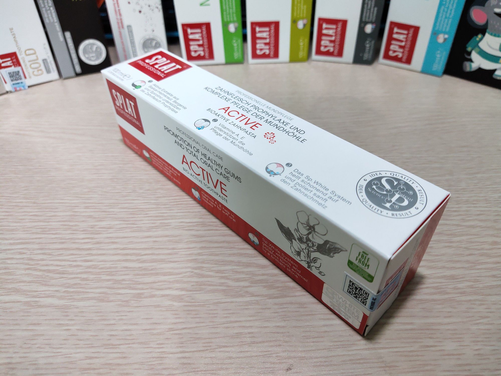 Kem đánh răng chống viêm lợi, cầm máu SPLAT - ACTIVE 100ml (Phân phối chính hãng)