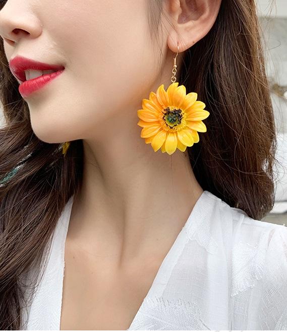 [HCM]Bông tai Bell Mew hoa hướng dương size lớn sành điệu BT72