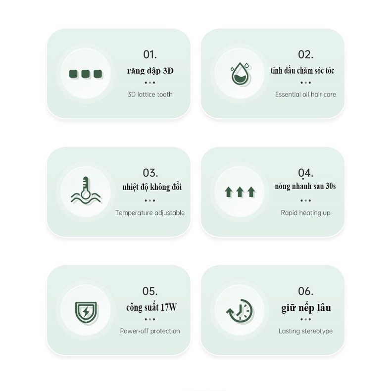 Máy làm phồng chân tóc - Máy dập xù chân tóc mini