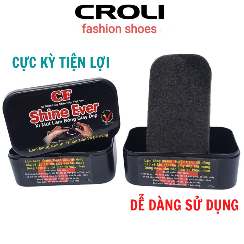 Xi đánh giày.Xi đánh giày không màu  SHINE EVER