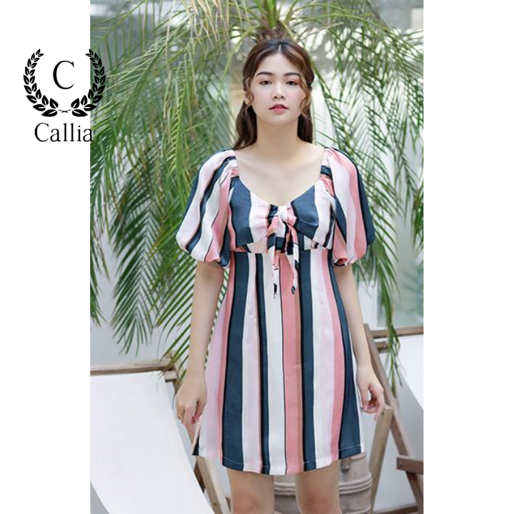 Đầm nữ Callia tay phồng Yuko Dress