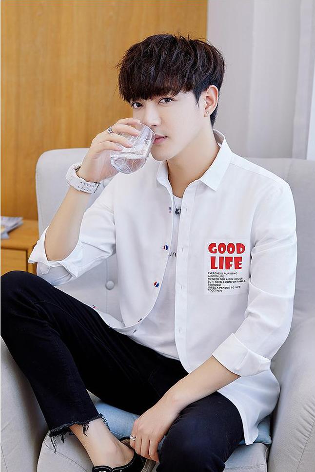 [HCM]Áo Sơ Mi nam tay dài SM32 chất liệu Vải Lụa Chống Nhăn  phong cách công sở thanh lịch có nhiều size