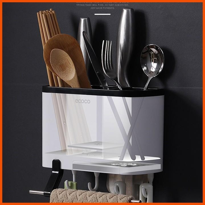 Ống Đũa - Kệ Đựng Đũa Thìa Nhà Bếp Dán Tường Ecoco