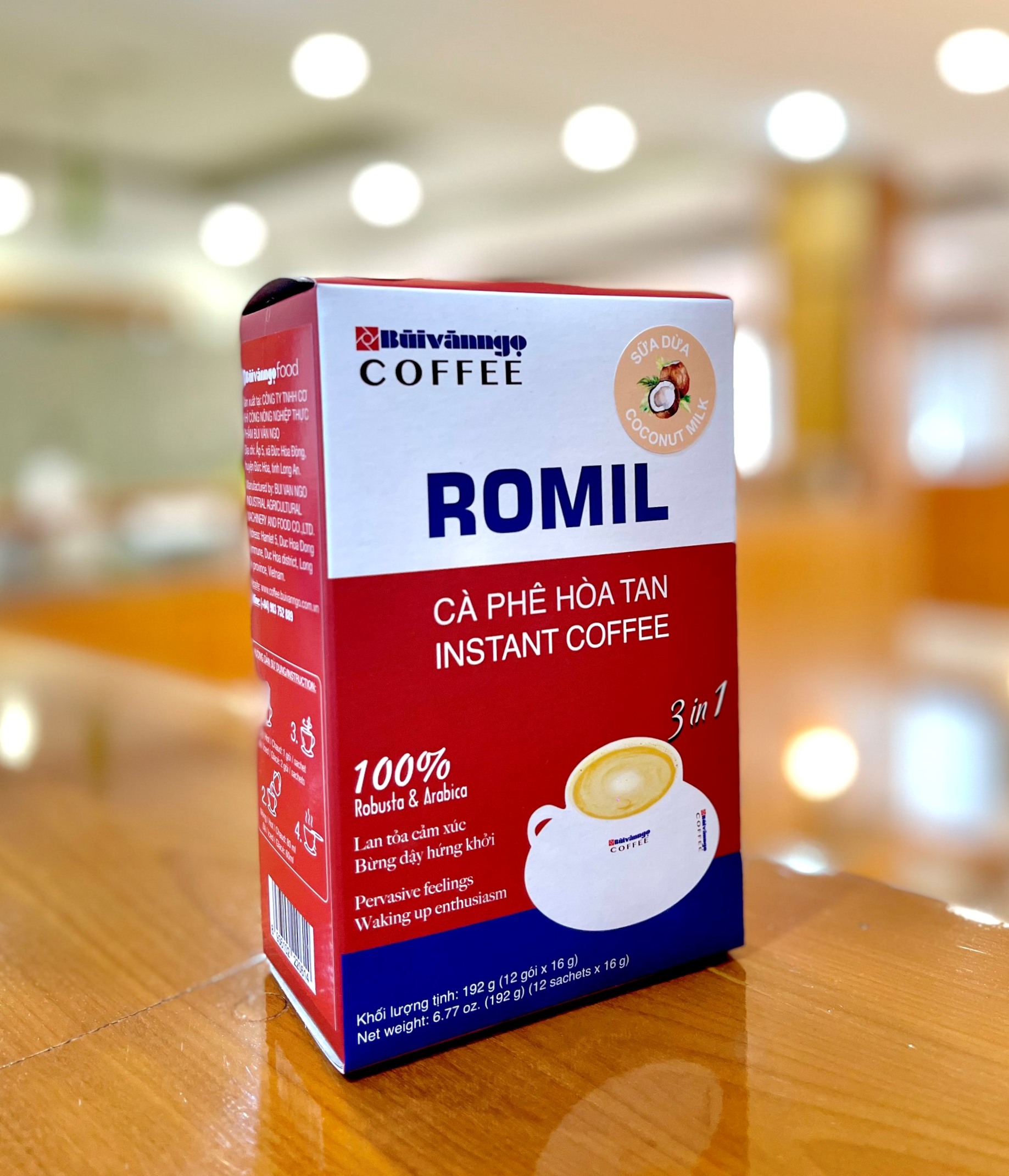 CÀ PHÊ HÒA TAN 3 TRONG 1 BÙI VĂN NGỌ