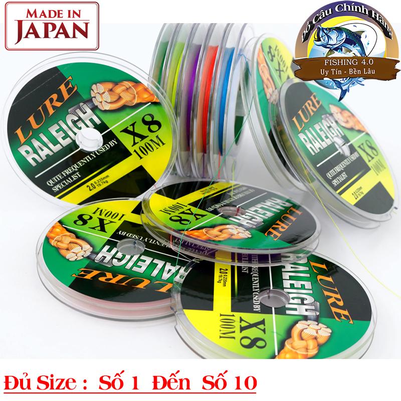 dây dù câu cá siêu bền x8 7 màu