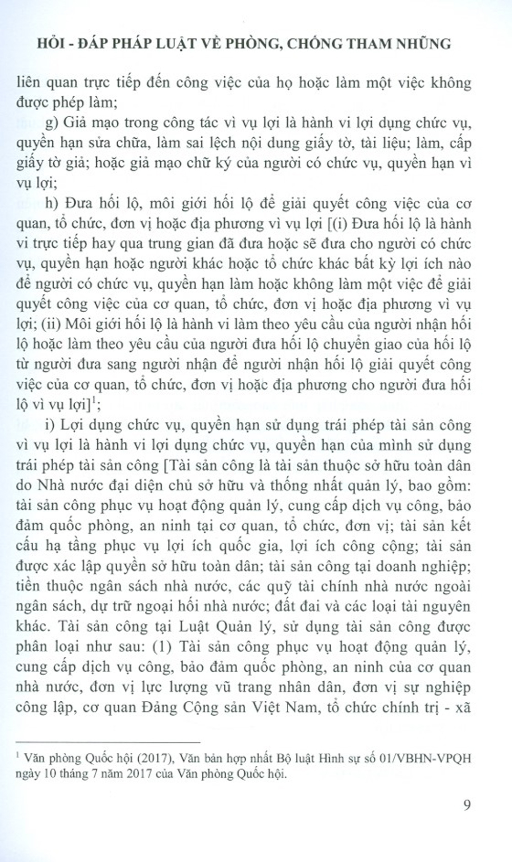 Hỏi Đáp Pháp Luật Về Phòng, Chống Tham Nhũng