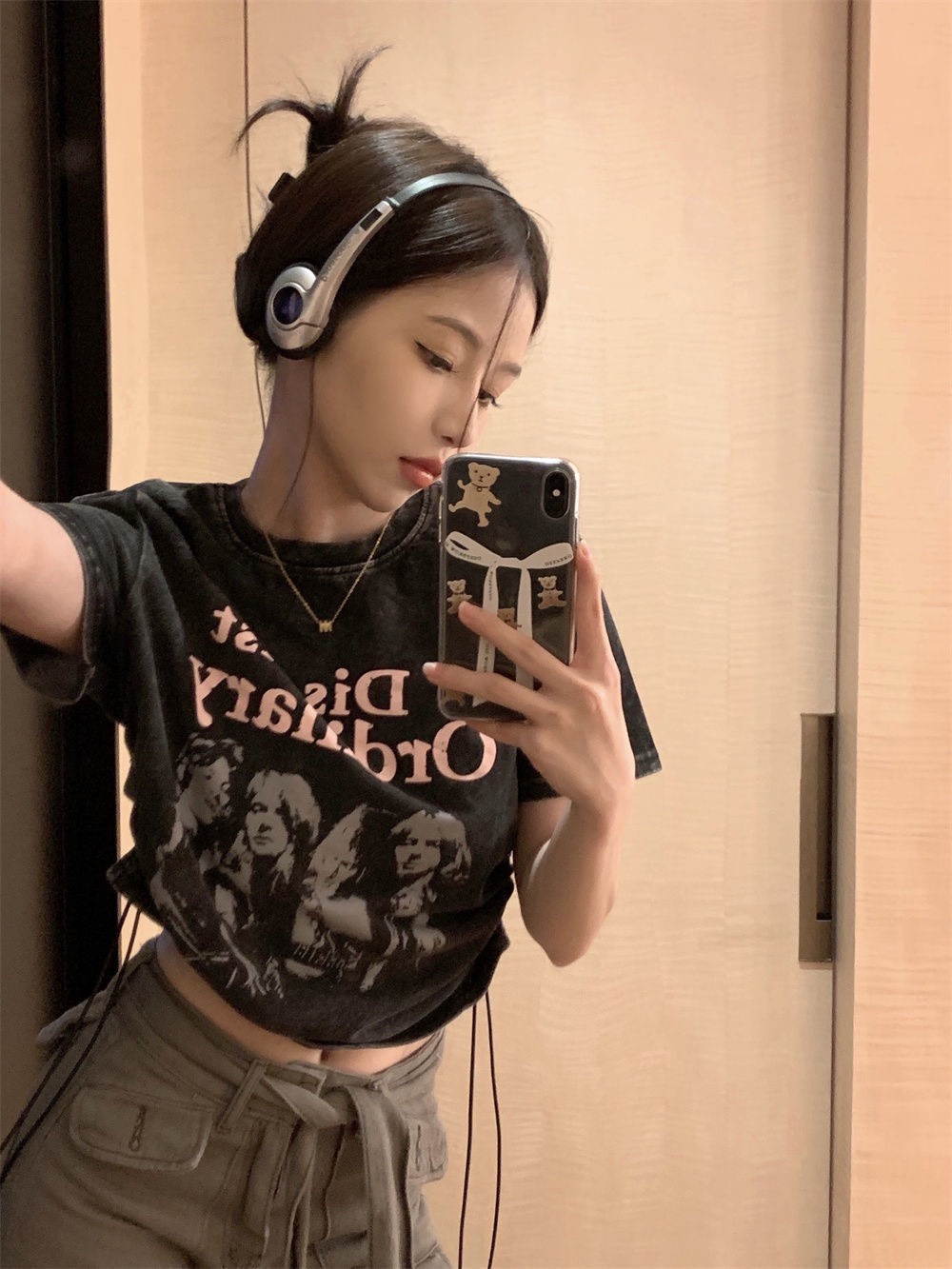 Áo Thun Croptop Kiểu Dây Rút Siêu Chất ORDInary 2023