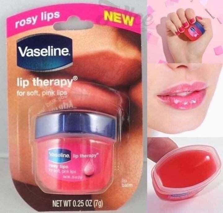 Sáp Ủ Môi Hồng Xinh Vaseline Lip 7g