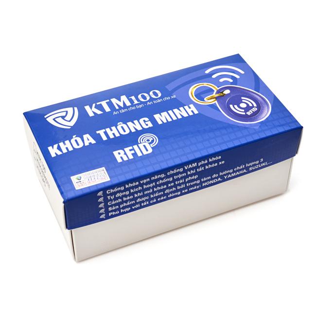 Khóa chống trộm xe máy KTM100 bằng thẻ từ