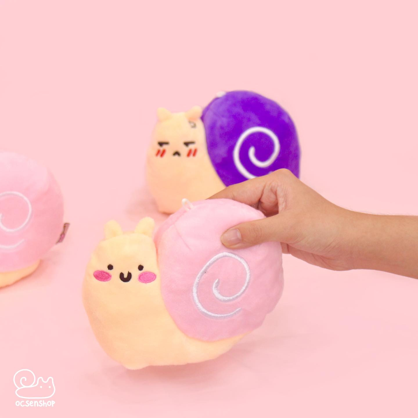 [CÓ VIDEO THỰC TẾ] Gấu Bông Ốc Sên Cảm Xúc Siêu Hot 20Cm