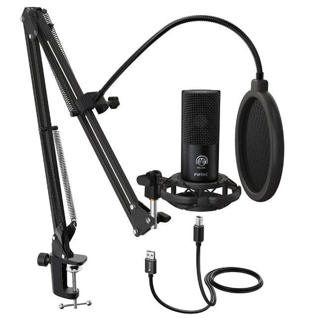 Micro thu âm fifine usb t669 - mic thu âm chuyên nghiệp cho máy tính