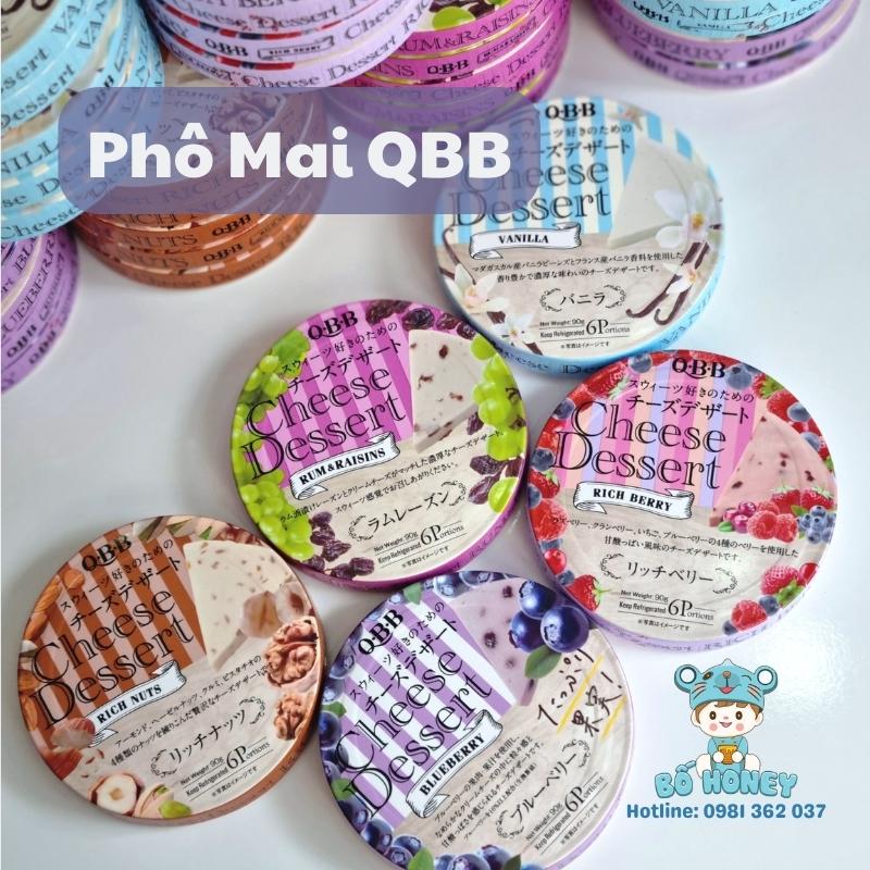 Phô mai QBB Nhật Bản nhiều vị (Date T2, T3/2023)