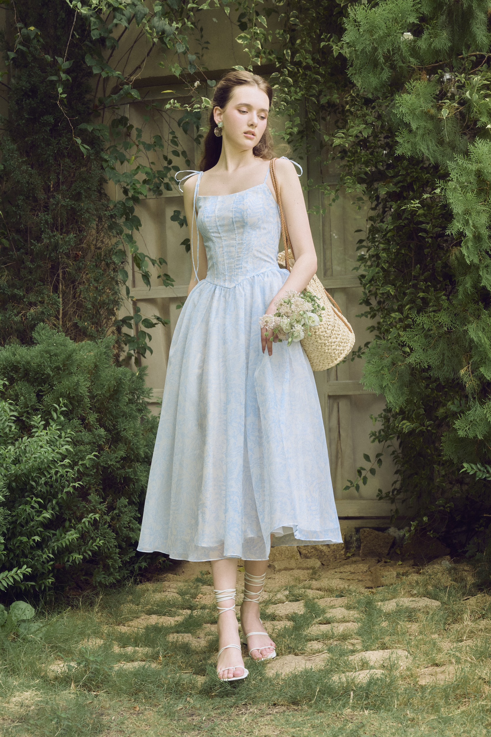 SÒ VINTAGE - CATA Đầm 2 dây maxi