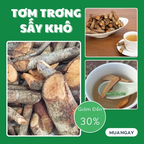 [Hàng mới về] Cây tơm trơng khô túi nhỏ loại 100g - Tấn Phát - Chuyên dùng để sắc nước dưỡng thận và giảm mỡ máu