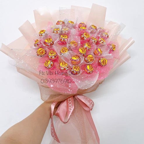 Giá shock 🍭🍭🍭Hoa kẹo mút cực dễ thương