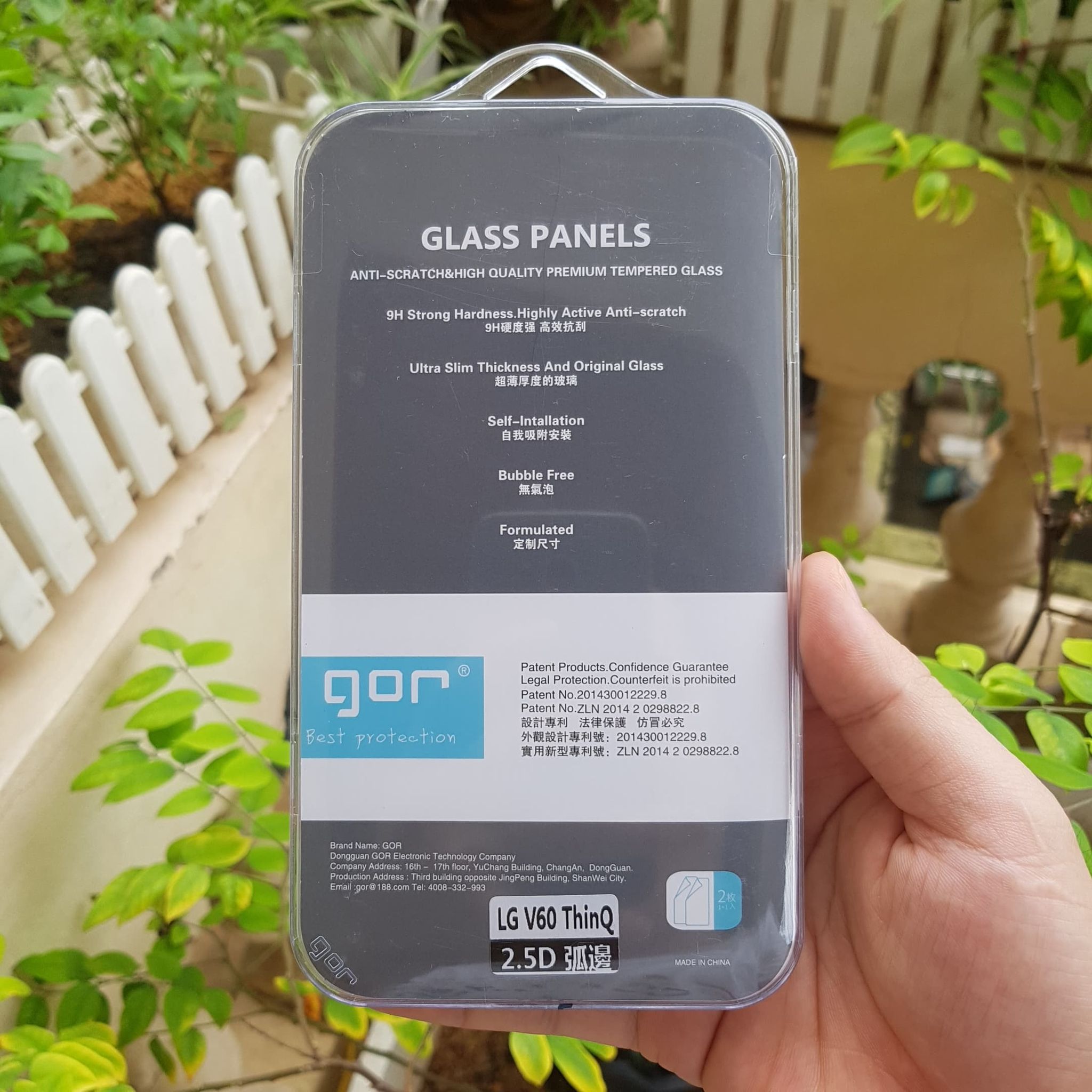 Bộ 2 kính cường lực lg v60 thin q chính hãng gor