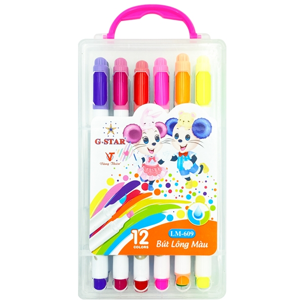 Bút lông màu 12 màu gstar 609-12m