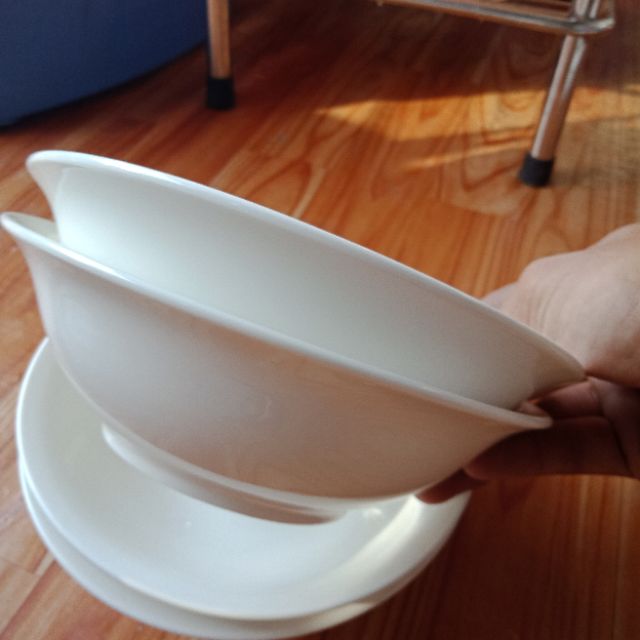 Bát Tô sứ trắng loe các cỡ