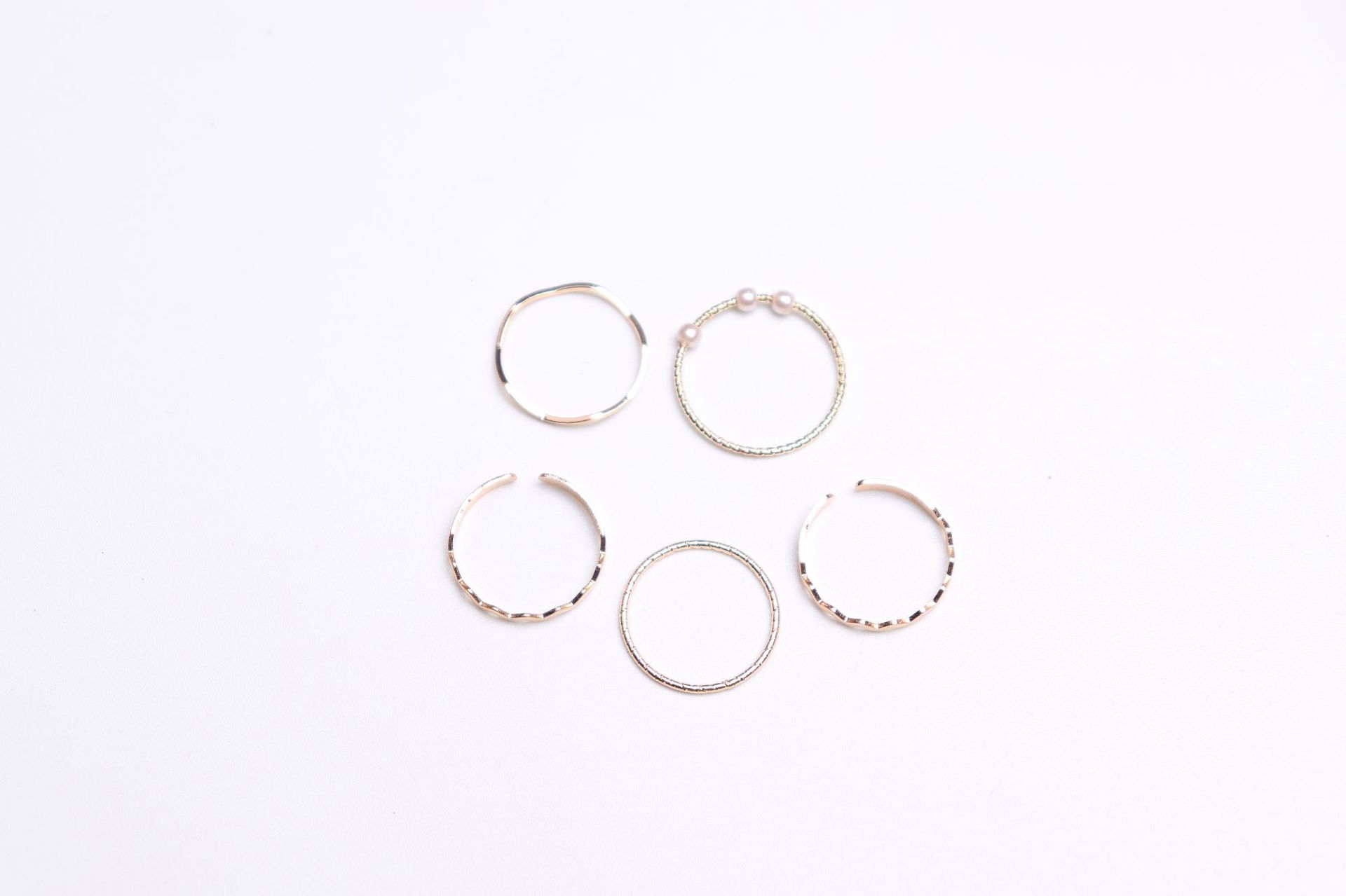 Combo 5 Chiếc Nhẫn Ngọc Trai  Phong Cách Hàn 5NHANNGOCTRAI