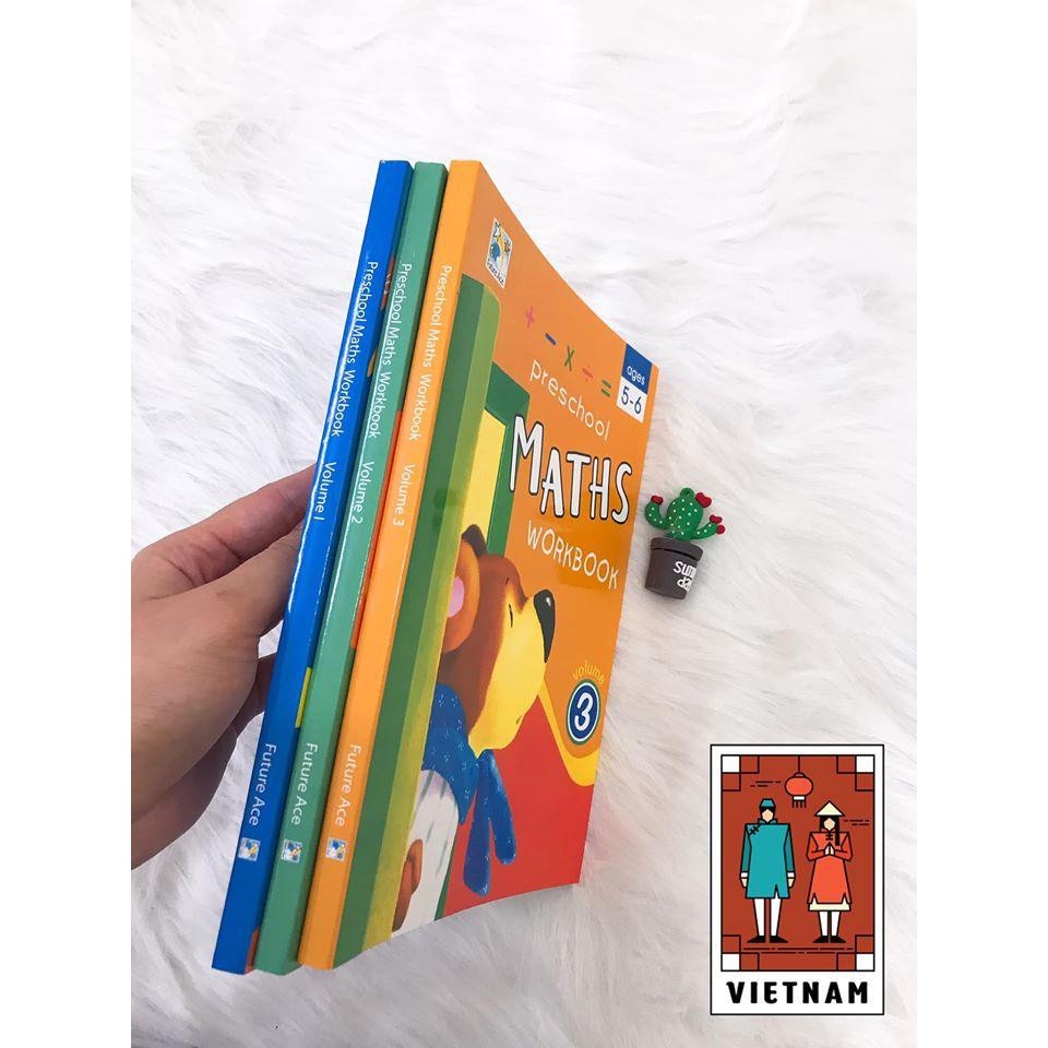 [Freeship]Bộ đẹp 3c - Preschool Maths workbook