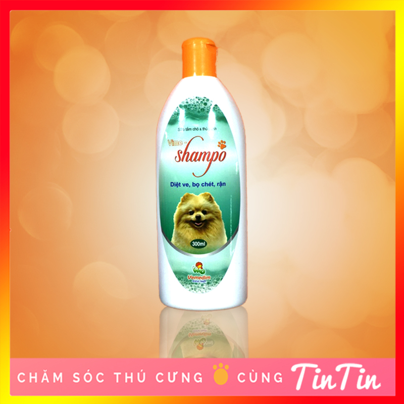 Sữa Tắm Diệt Ve Bọ Chét Rận Vime Cho Chó Mèo 300ml
