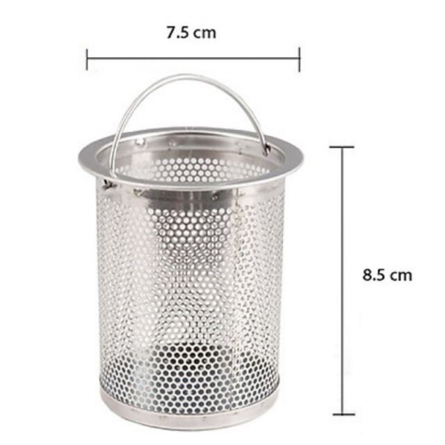 Giỏ chặn rác bồn rửa bát inox