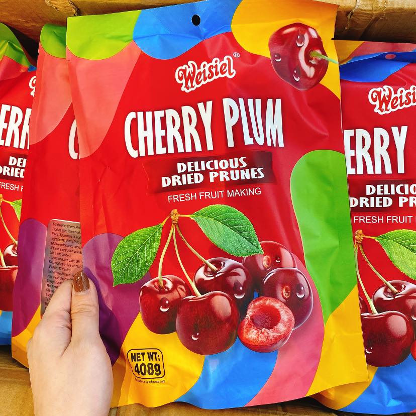 Kẹo ô mai Cherry / Việt Quất / Mận / Thanh Mai sấy chua giòn ngọt siêu ngon - 428gr