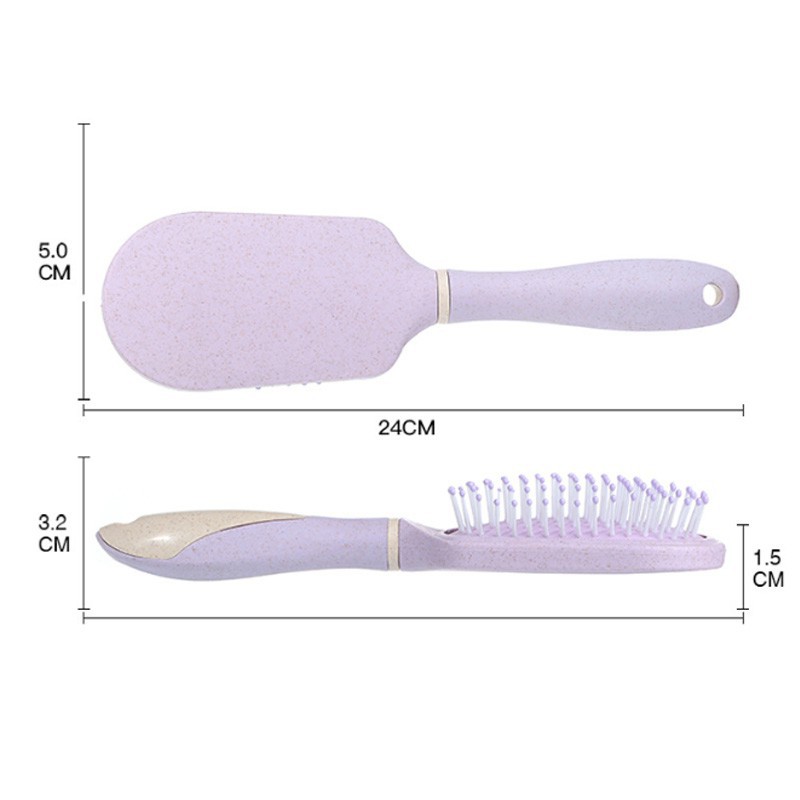 Lược nhựa lúa mạch massage bản to