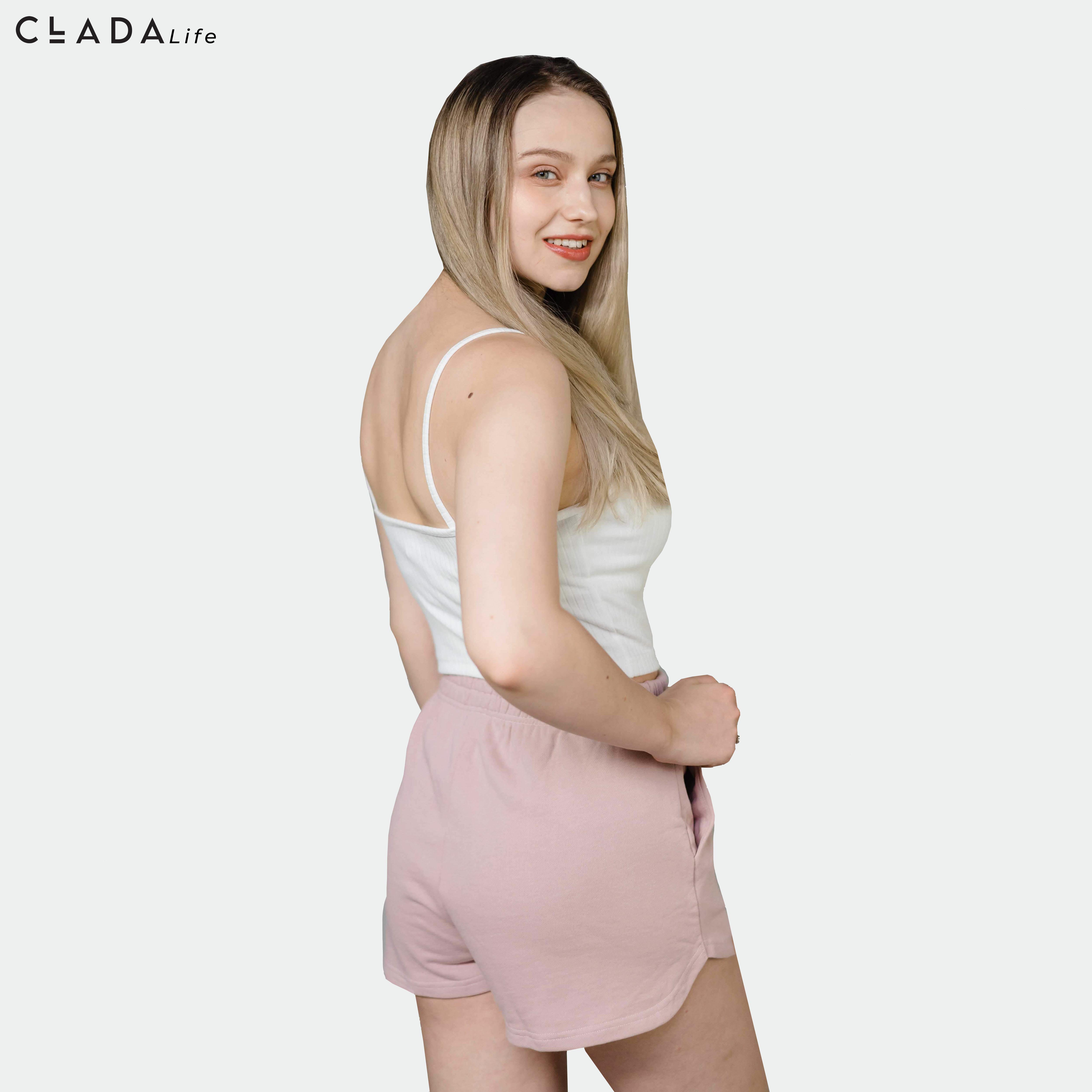 Quần short nữ thương hiệu CLADA - Hồng