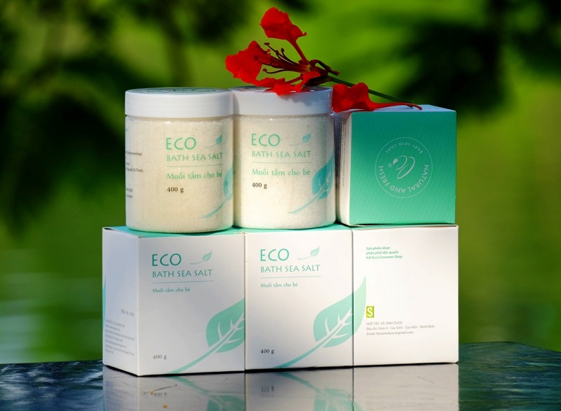 [HCM]MUỐI TẮM BÉ ECO 400gr