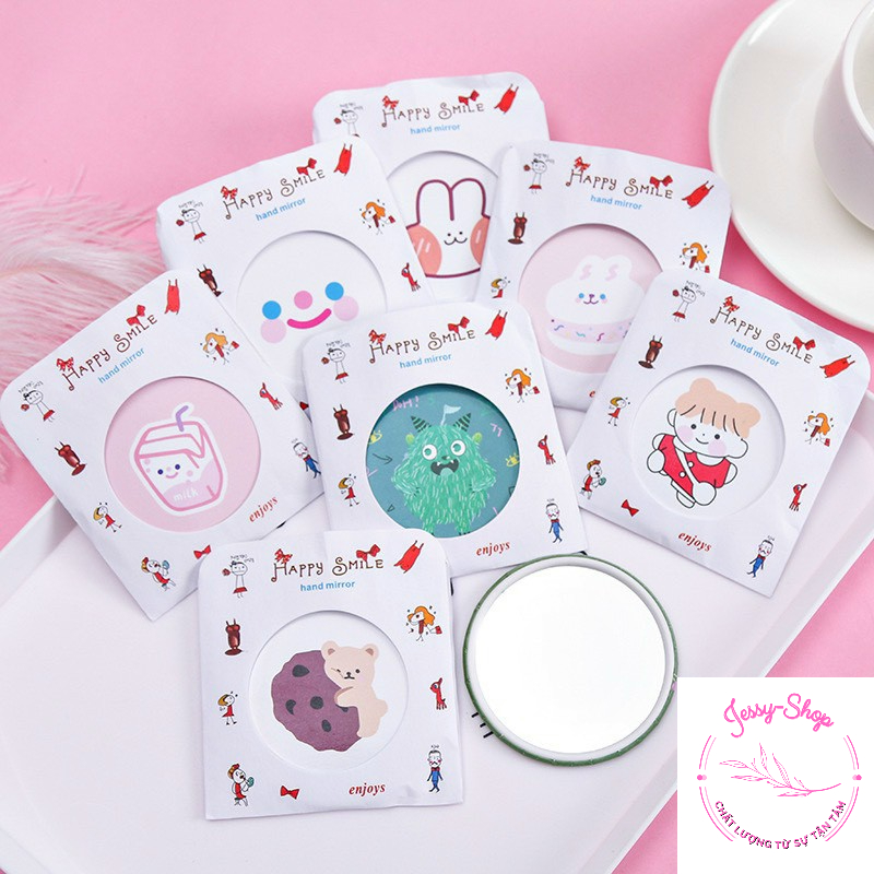 Gương Mini Cầm Tay Nhiều Mẫu Mã Đa Dạng