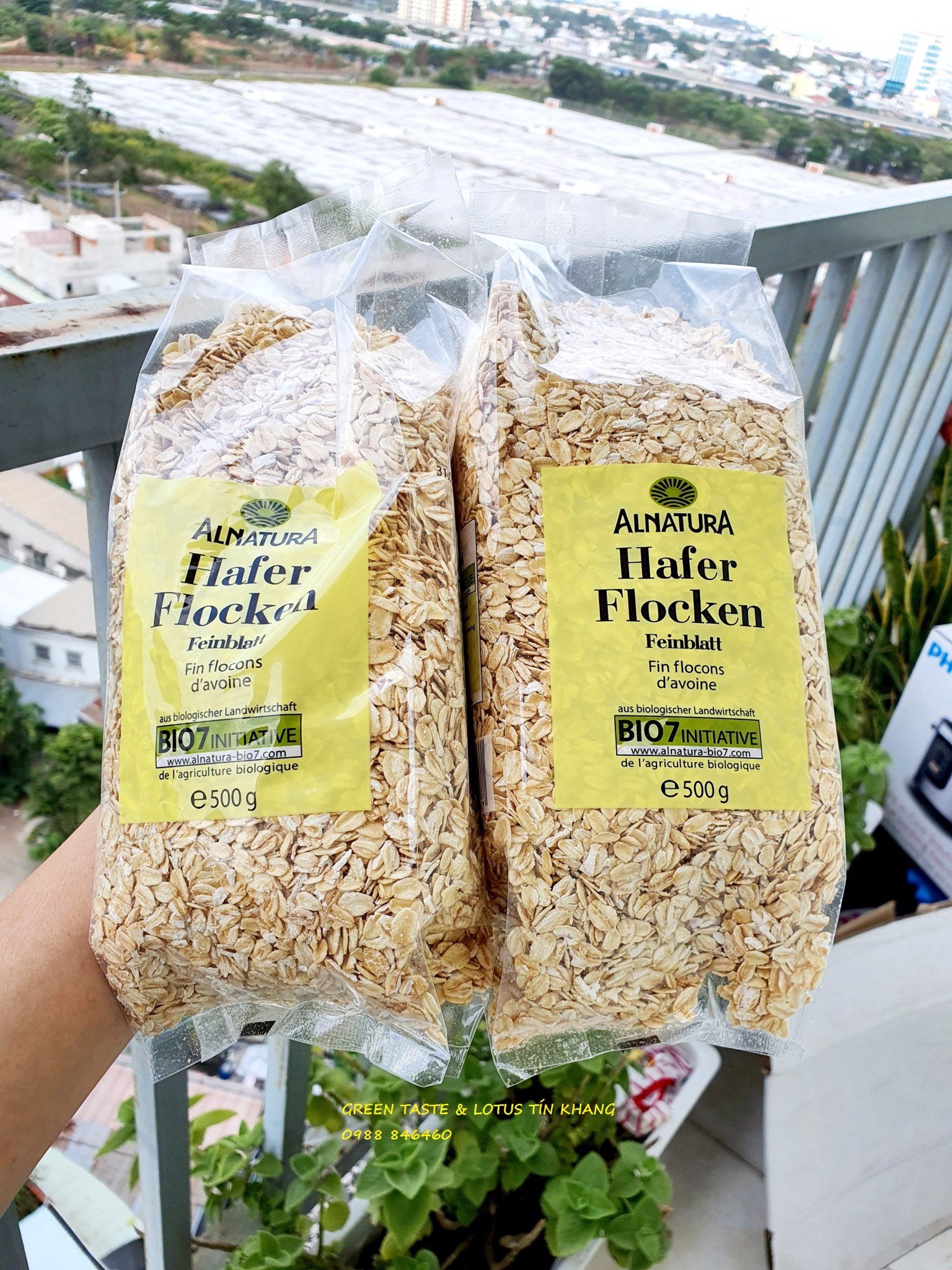 túi 500g yến mạch Đức cán vỡ