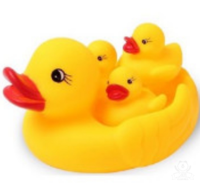 Đồ chơi vịt thả bồn tắm bóp kêu chút chít cho bé