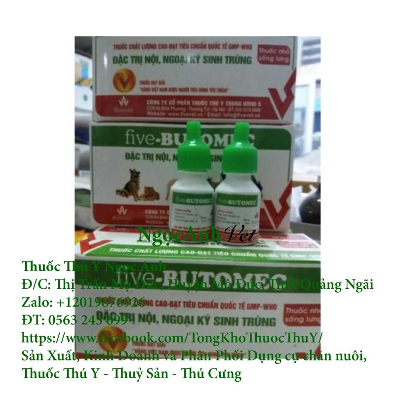 Đặc trị Rụng Lông, Ve Rận Chó Mèo Gia Súc (RLFB-01) - 10 chai